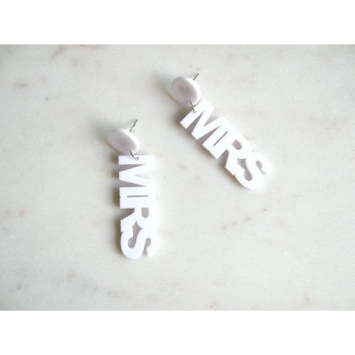 MRS Acrylic Earrings