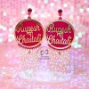 Personalized Chi Navri Earrings With Name - Maharashtrian