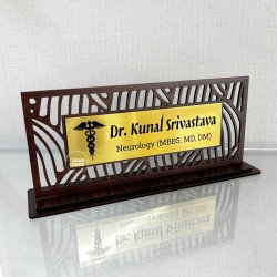 Personalied  Desk Name Plate For Doctors