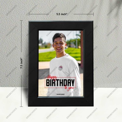 Personalized Happy Birthday Photo Frame Gift For Brother-4x6