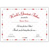 Personalized World's Greatest Father Certificate