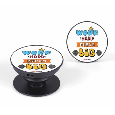 Work Hard Dream Big Pop Up Socket