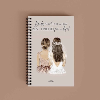 Gift For BridesMaid Notebook Favors 