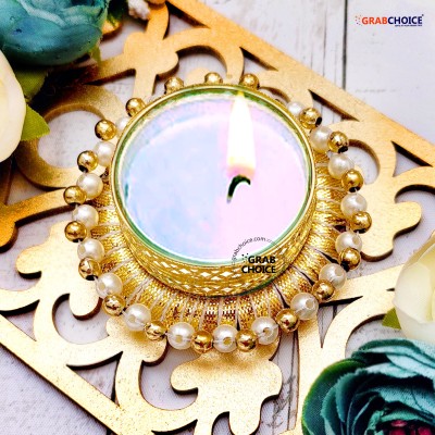 Decorative Candle Holder with Tea Light Candle Holder - (Multicolor)