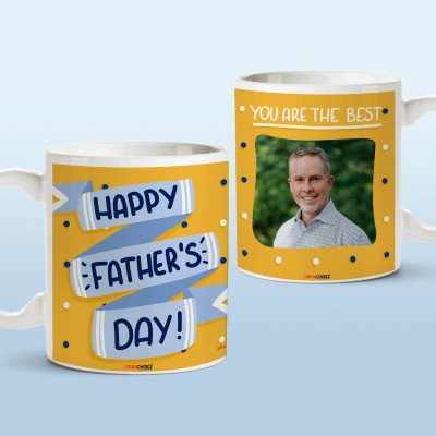 Happy Fathers Day Personalized Coffee Mug