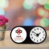 Personalized Table Clock With Comapny Logo