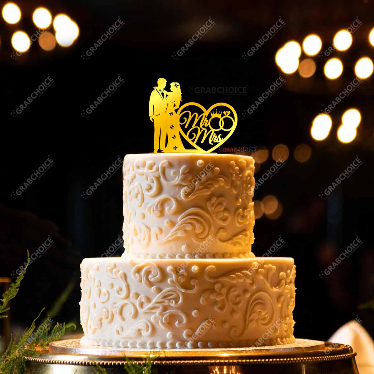 CAKE DECOR™ Round Happy Birthday Frame Designs Kraft Paper Topper with –  Arife Online Store