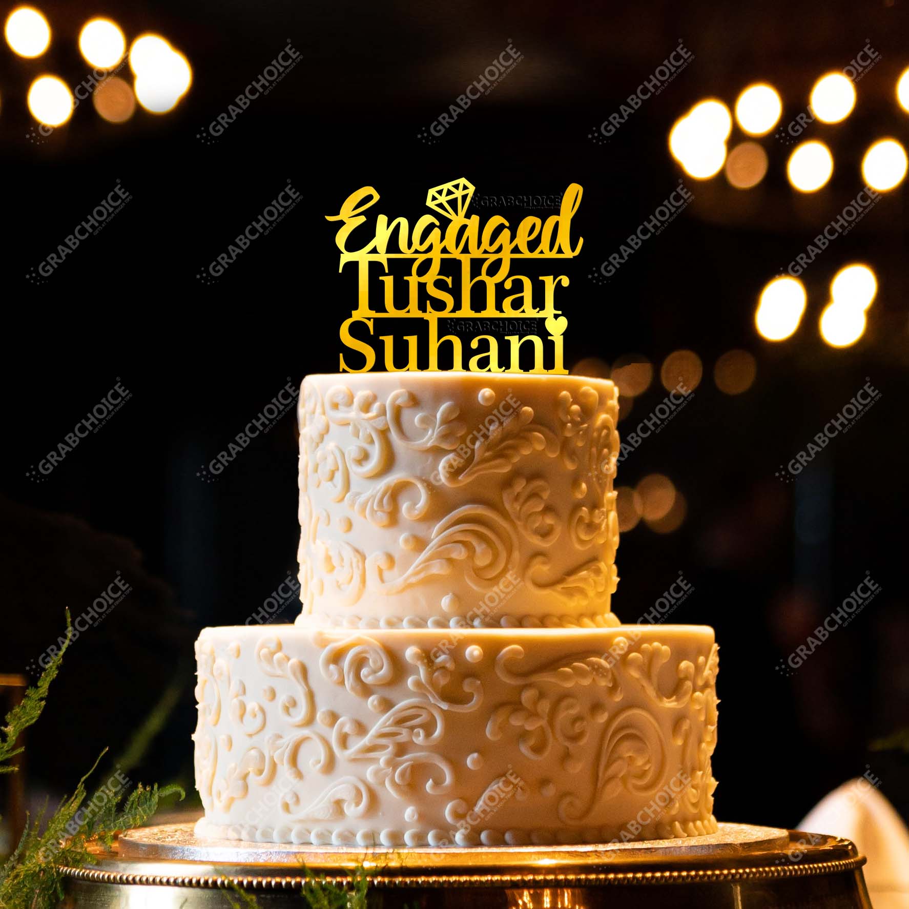 Personalized Couple Cake Toppers – Cake Toppers India