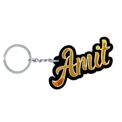 Acylic Name Cutout Keychain