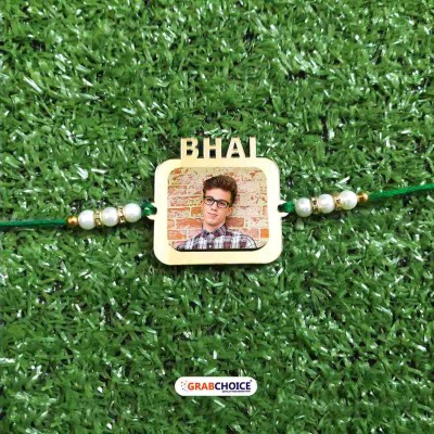 Personalized Bhai Rakhi with Roli Chawal