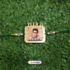 Personalized VEERJI Rakhi with Roli Chawal