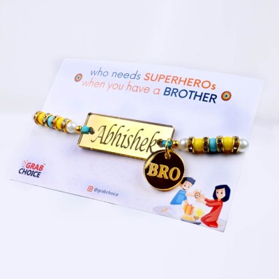 Personalized Rakhi For Brother Name