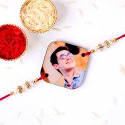 Personalized Rakhi with Photo For Brother