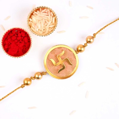 Rakhi For Brother With Swastik