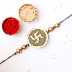 Rakhi For Brother With Swastik