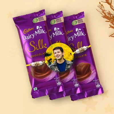 Photo Rakhi And Dairy Milk Chocolate For Brother-60 g