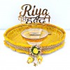 Personalized Haldi Platter with Bride/Groom Name