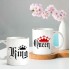 King Queen Couple Mug