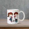 Now And Forever Couple Love Quote Printed Mug