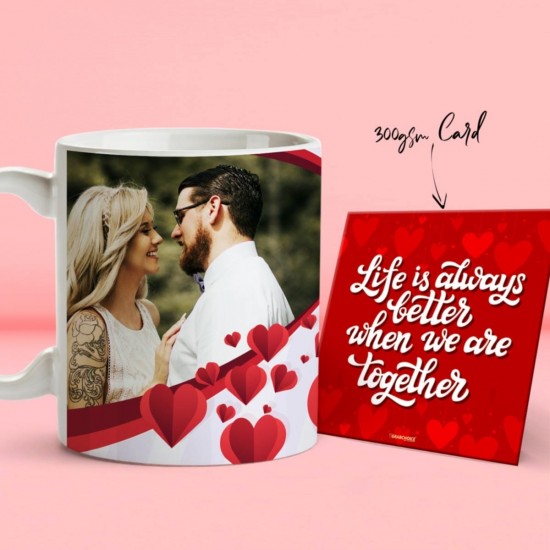 Personalized Love Quote Mug With Card