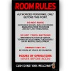 Room Rule Poster