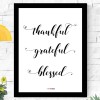 Thankful Grateful Blessed Frame